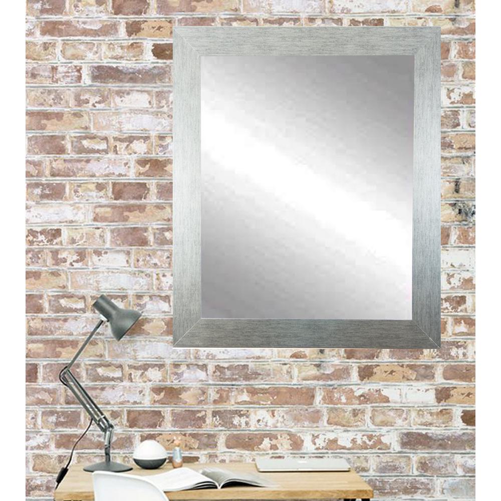 Cur Trend 32 In X 38 5 Organic Silver Vanity Wall Organic Silver Vanity Wall Framed Mirror Av4large The Home Depot
