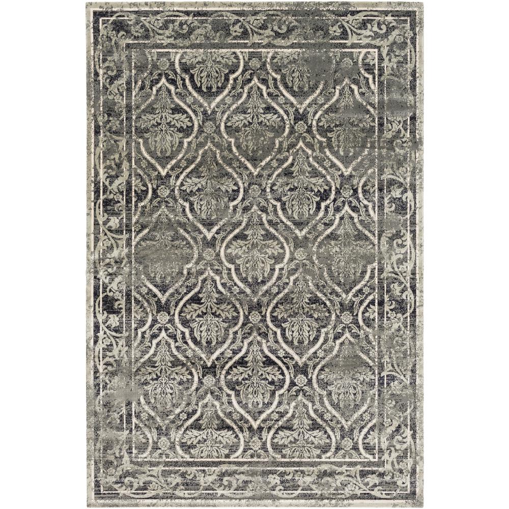 Surya Saverio Grey 7 ft. 8 in. x 11 ft. Indoor Area RugSEO40027811