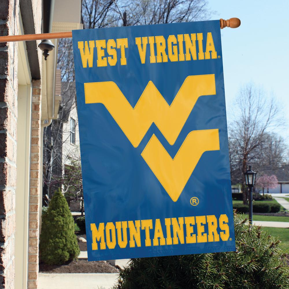 West Virginia Mountaineers Embroidered Garden Flag Window Flag FAST SHIPPING