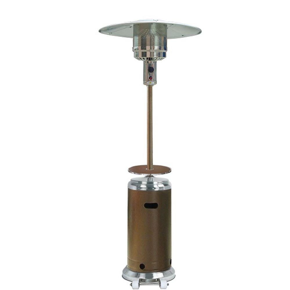 Az Patio Heaters 48 000 Btu Stainless Steel Hammered Bronze Gas