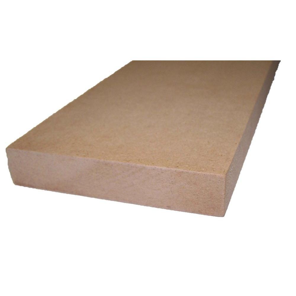 Pac Trim 1 in. x 4 in. x 12 ft. Primed MDF Board1702352 The Home Depot