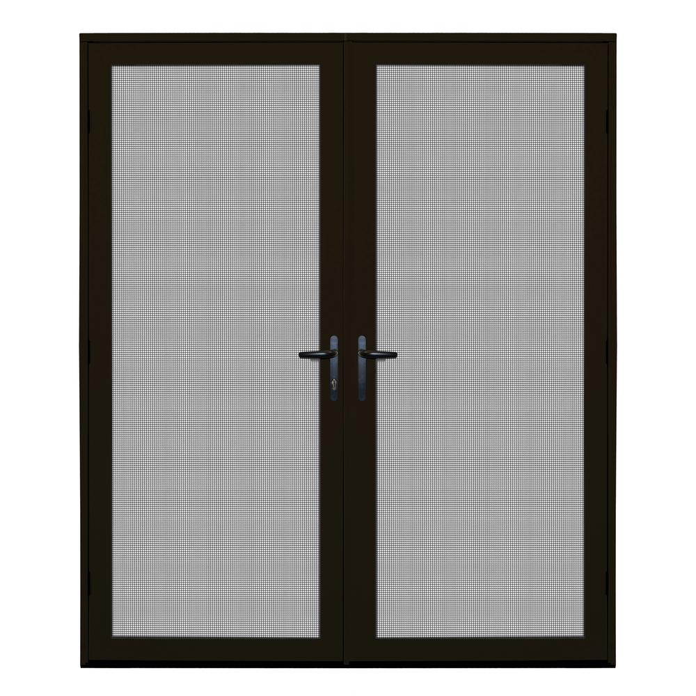 Unique Home Designs 72 in. x 80 in. Bronze Surface Mount Ultimate