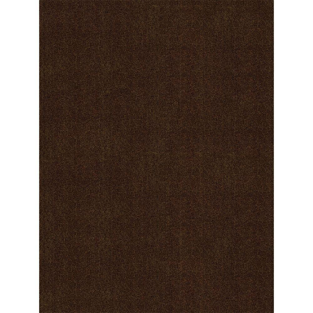Foss Hobnail Chocolate 6 ft. x 8 ft. Indoor/Outdoor Area Rug