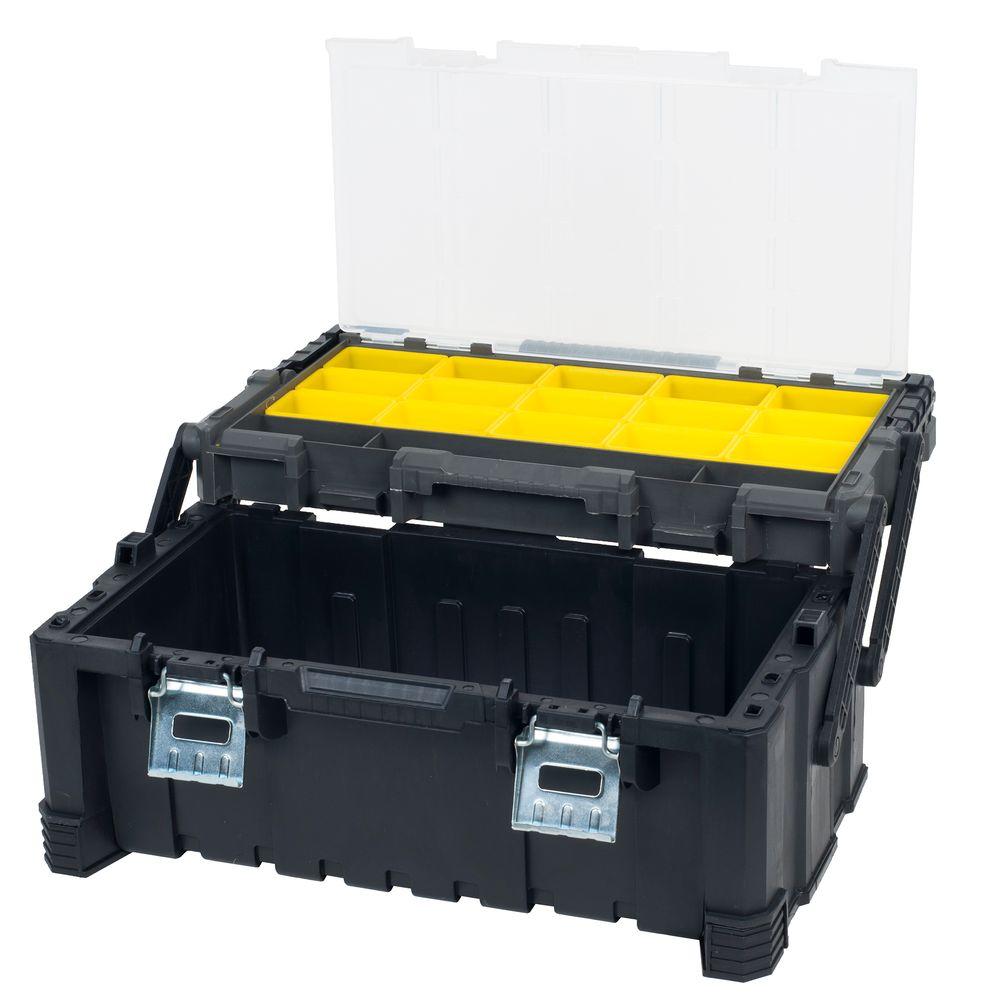 22.5 in. Parts and Crafts Tiered Storage Tool Box 22.5 in. Parts and Crafts Tiered Storage Tool Box