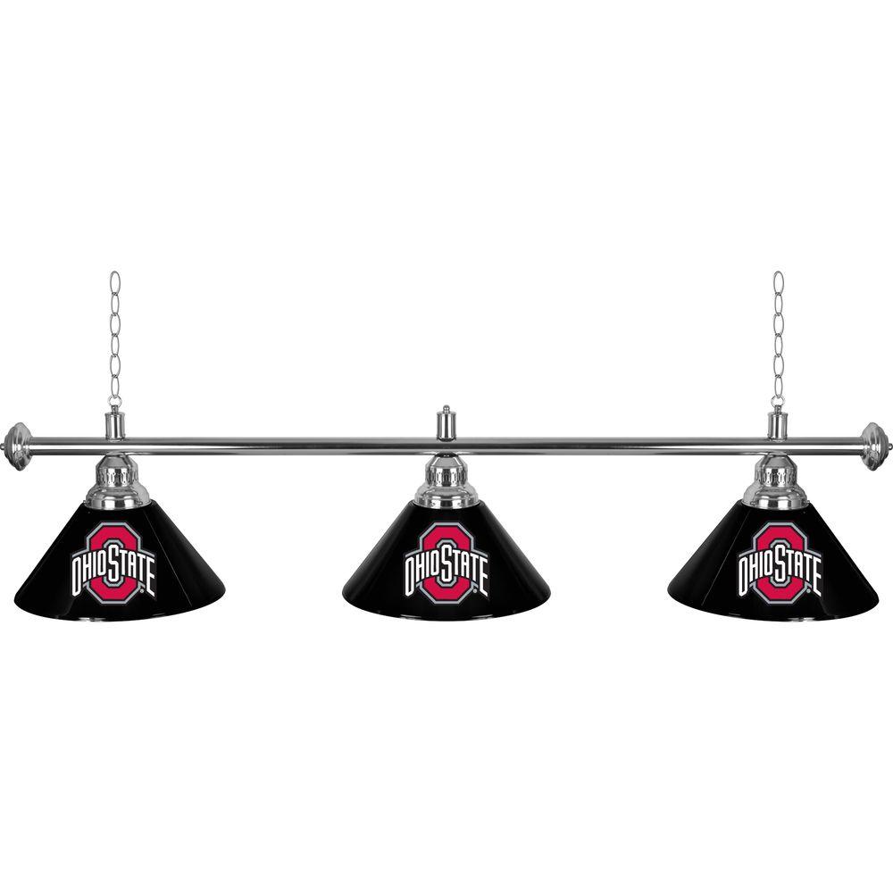 Trademark Ohio State University 3 Light Brutus Billiard Lamp Lrg603 Trademark Ohio State University 3 Light Brutus Billiard Lamp Lrg603 Osu Brut The Home Depot