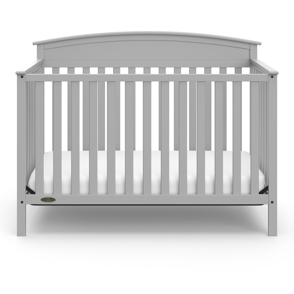 graco benton convertible crib pebble gray