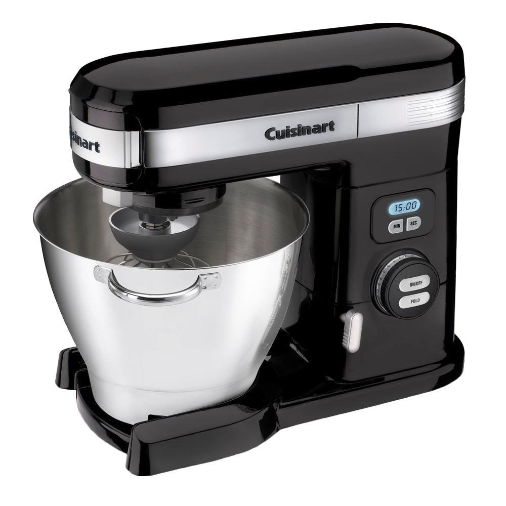 Cuisinart 5.5 Qt. 12-Speed Black Stand Mixer-SM-55BK - The Home Depot