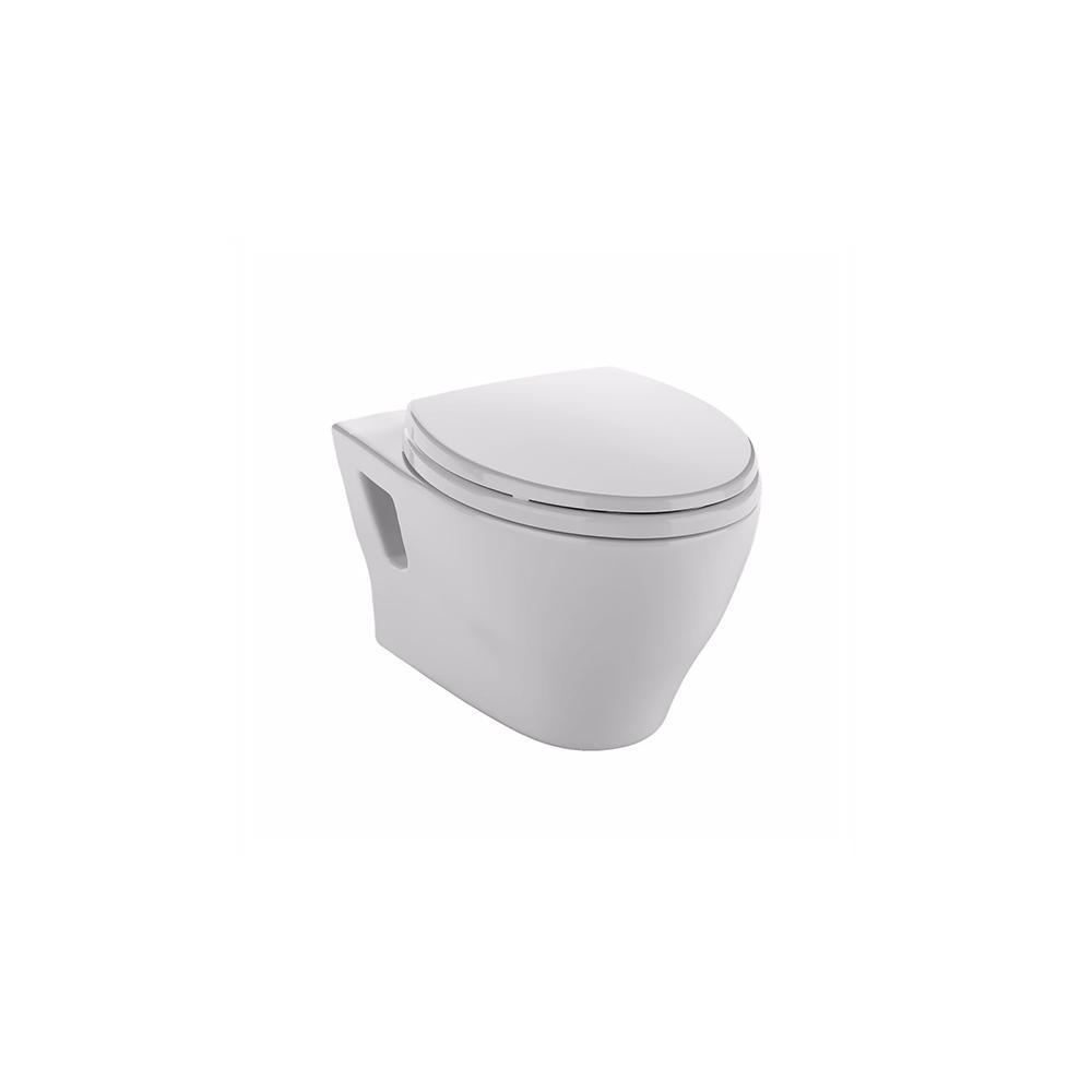 TOTO Aquia WallHung Elongated Toilet Bowl Only in Cotton WhiteCT418F