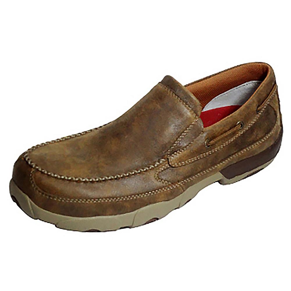 mens moc slip on shoes