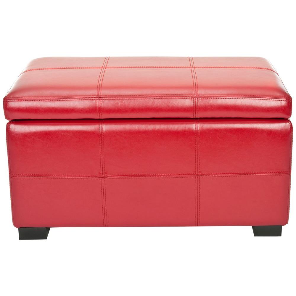Safavieh Lily Red Bench Hud8227r The Home Depot Safavieh Lily Red Bench Hud8227r The