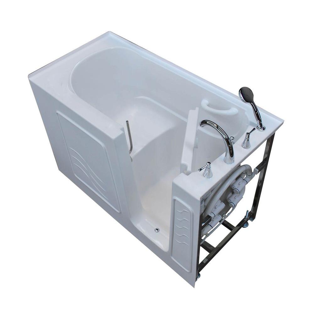 Universal Tubs 5 ft. Right Drain Walk-In Bathtub in White by Universal Tubs