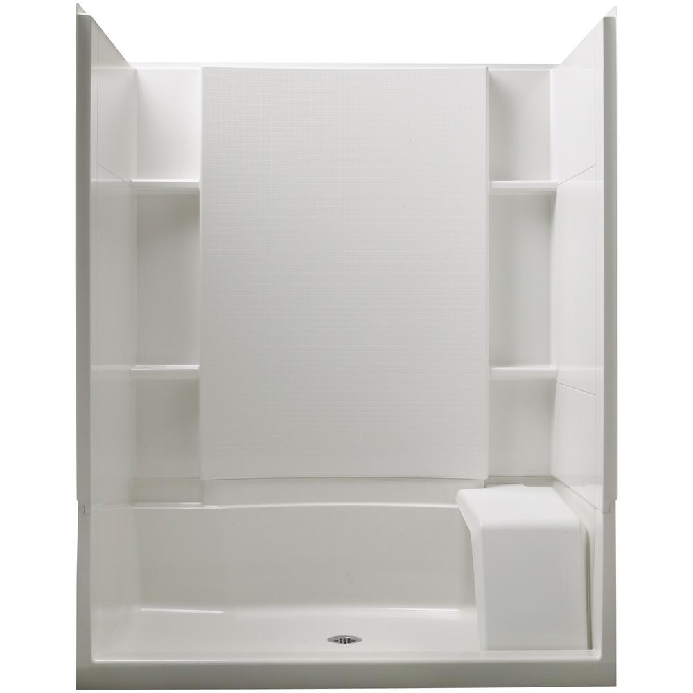 STERLING Accord 36 In X 60 In X 74 1 2 In Standard Fit Shower Kit   White Sterling Shower Stalls Kits 72290100 0 64 1000 