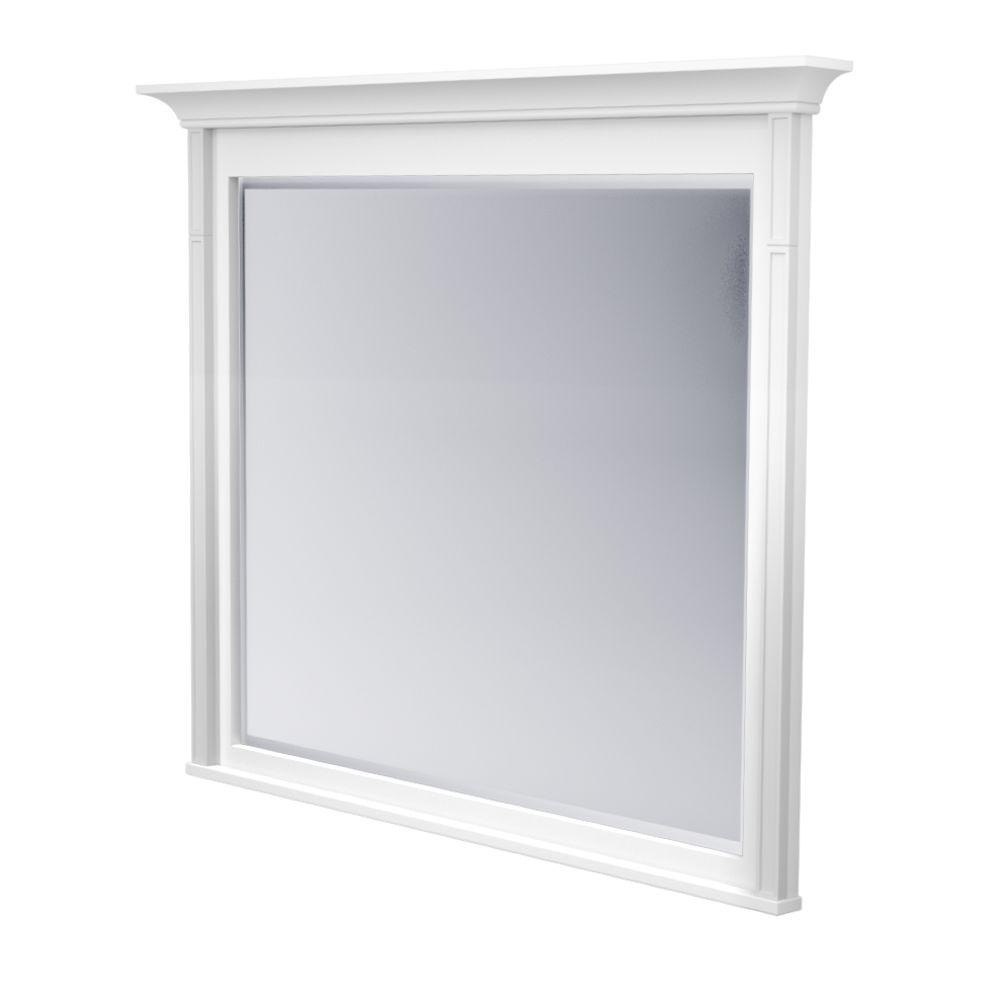 Dove White Vanity Mirrors Bathroom The Home Depot Dove White Vanity Mirrors Bathroom