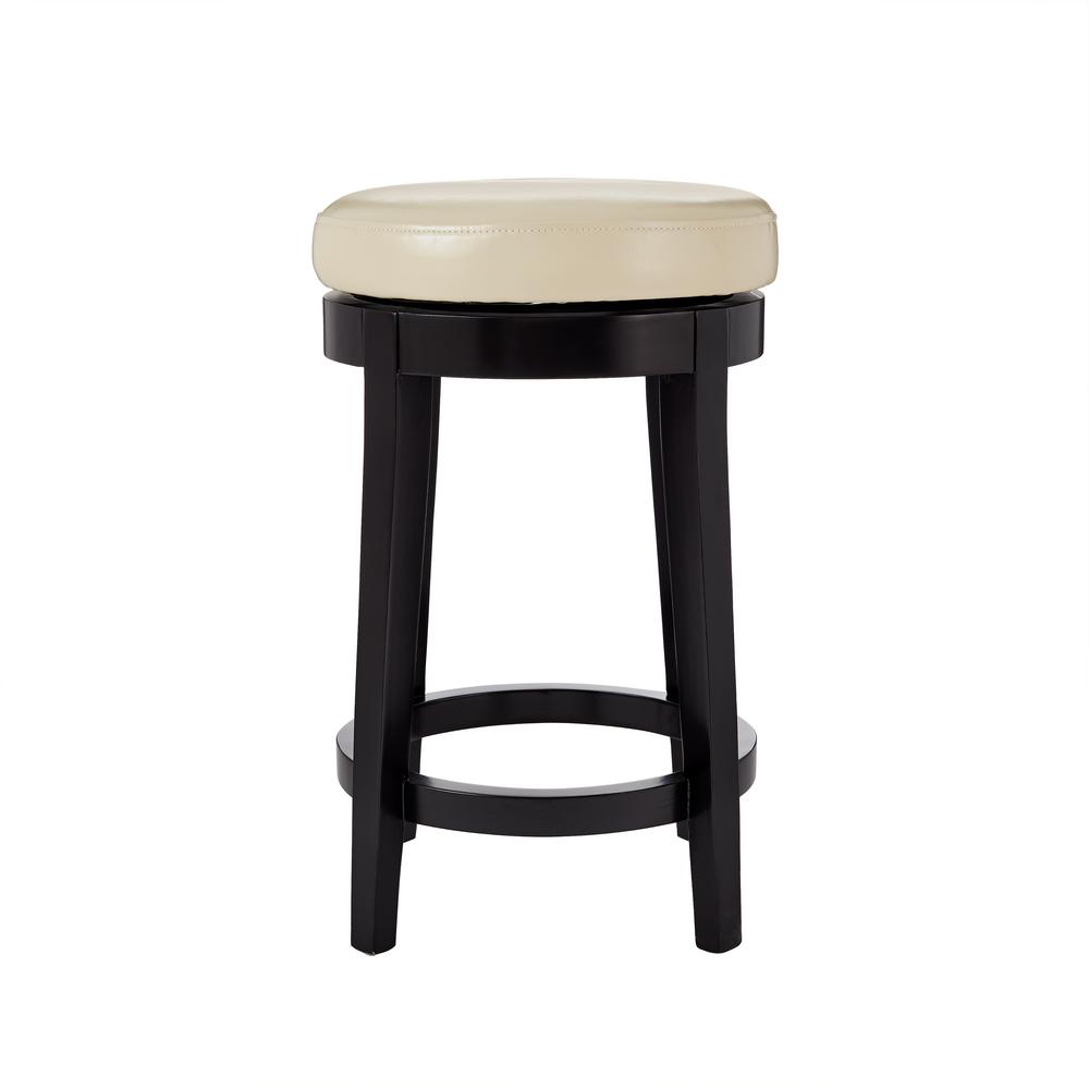 Home Decorators Collection 24 In Black Swivel Cushioned Bar Stool Black Swivel Cushioned Bar Stool