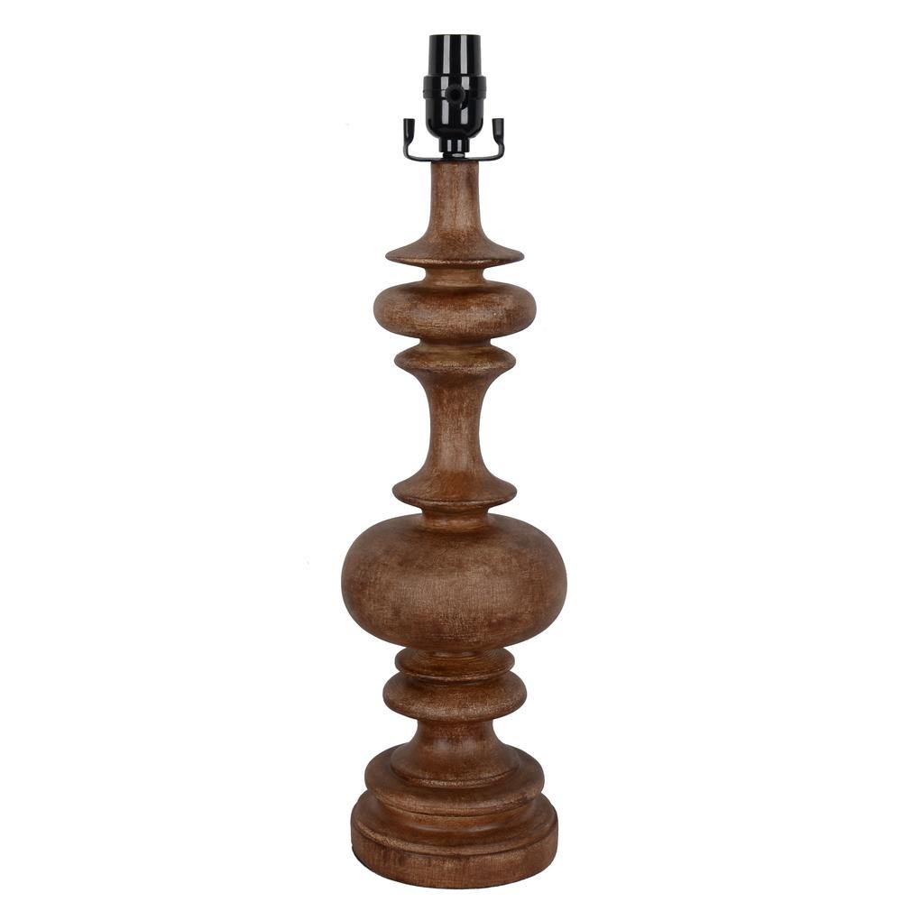 wood table lamp base