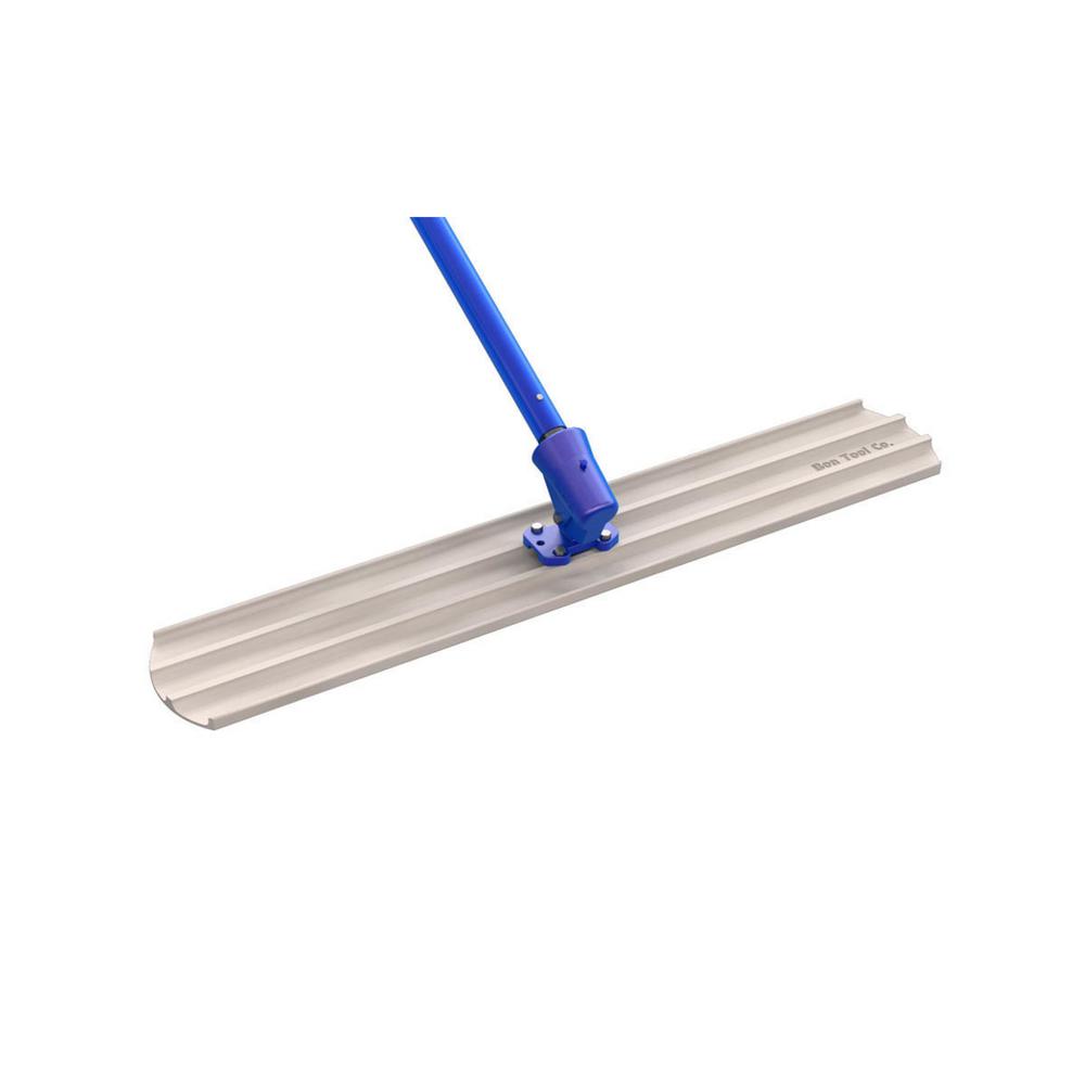 Bon Tool 48 in. x 8 in. Magnesium Bull Float Kit Round End Worm Gear