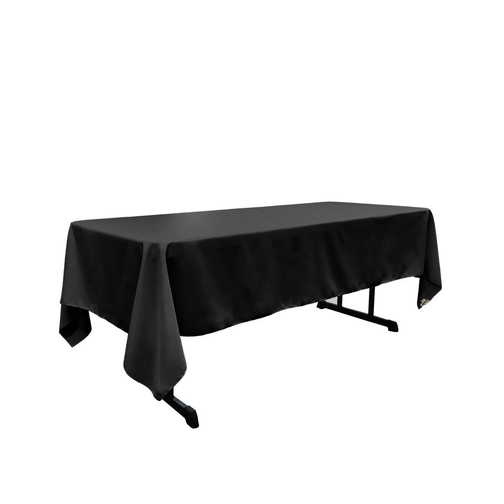 black and white linen tablecloth