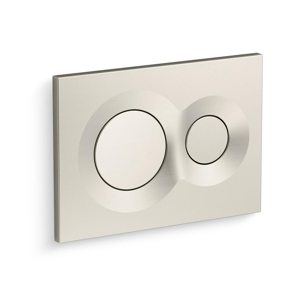 Kohler Flush Actuator Plate in Vibrant Brushed Nickel by Kohler