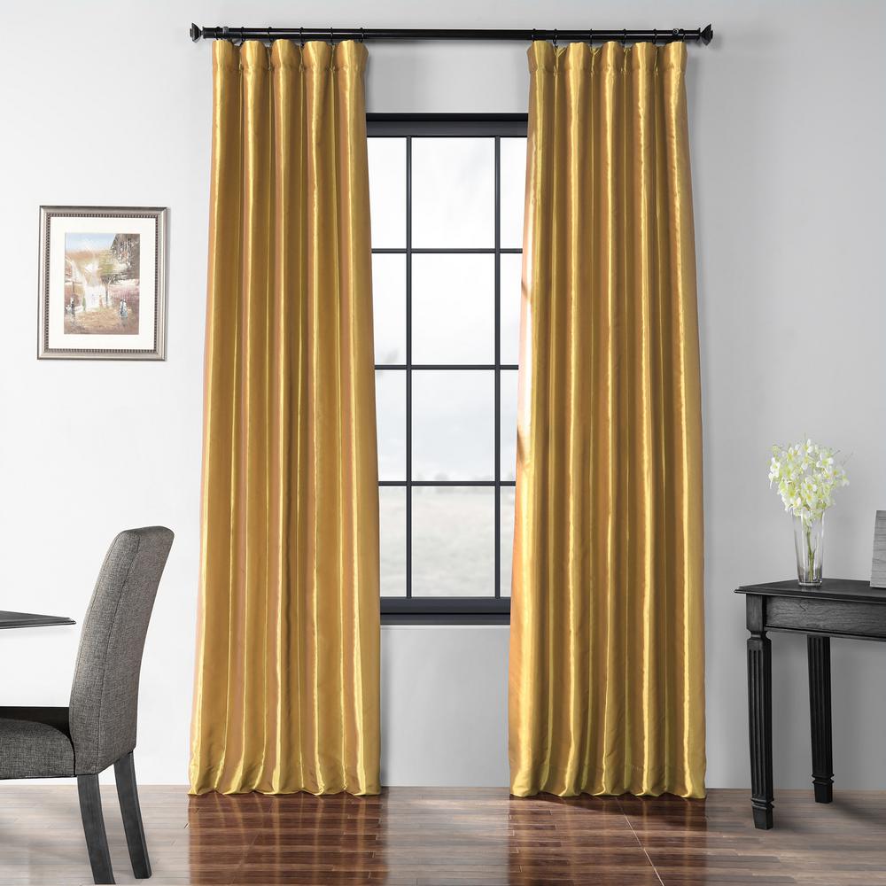 gold blackout eyelet curtains
