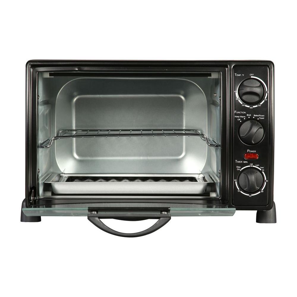 Rosewill 0.8 cu. ft. 6Slice Black Toaster Oven Broiler RHTO13001