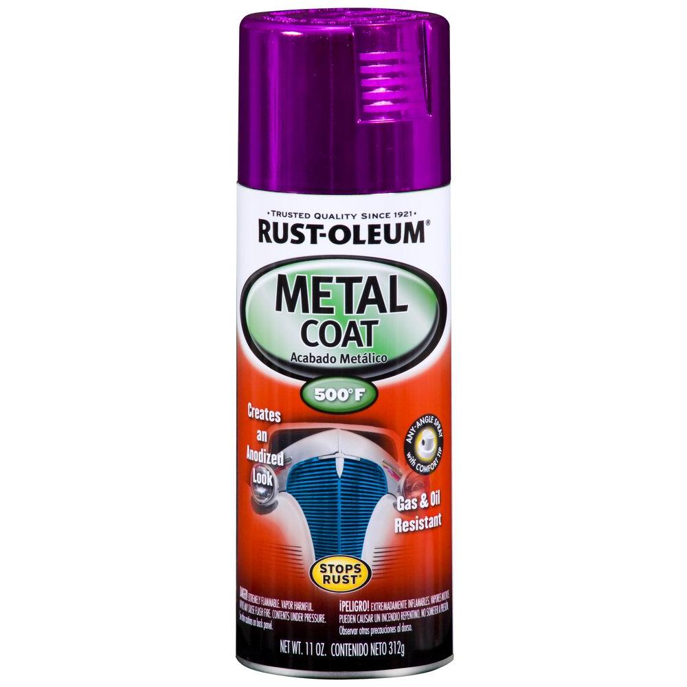 Rust Oleum Automotive 11 Oz Metal Coat Gloss Purple Spray Paint Metal Coat Gloss Purple Spray Paint