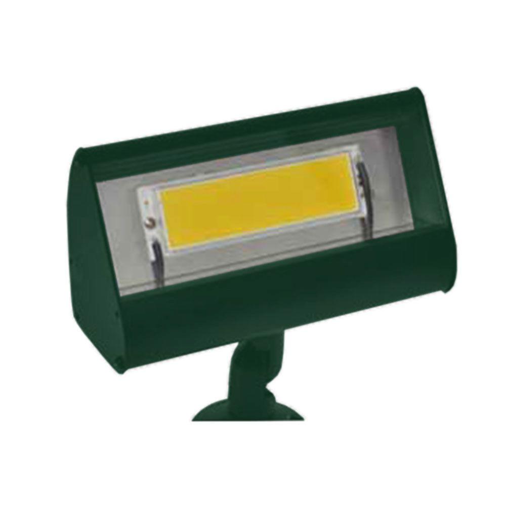 Green Landscape Flood Lights Lighting The Home Depot Centennial 1 Light Outdoor Led Hunter Textured Flood