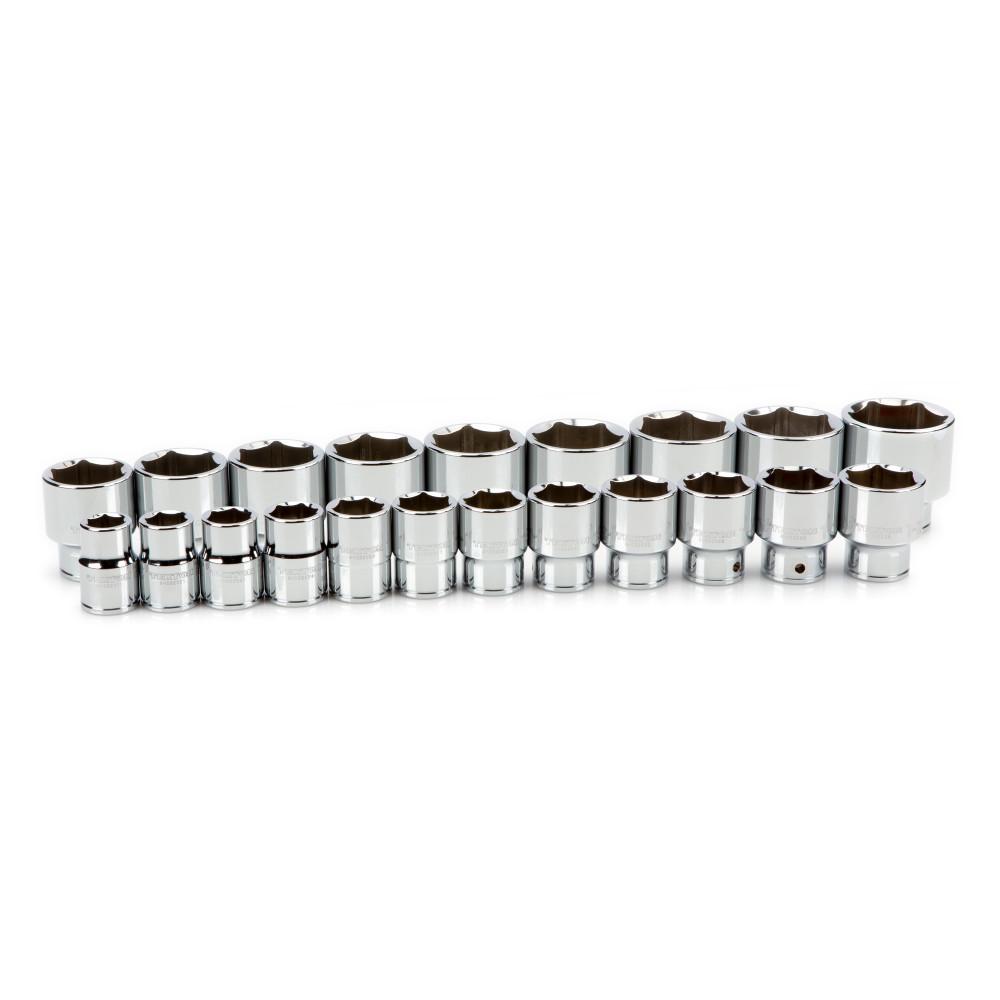 TEKTON 3/4 in. Drive 6-Point Socket Set, 3/4-2 in. (21-Piece)-SHD93013