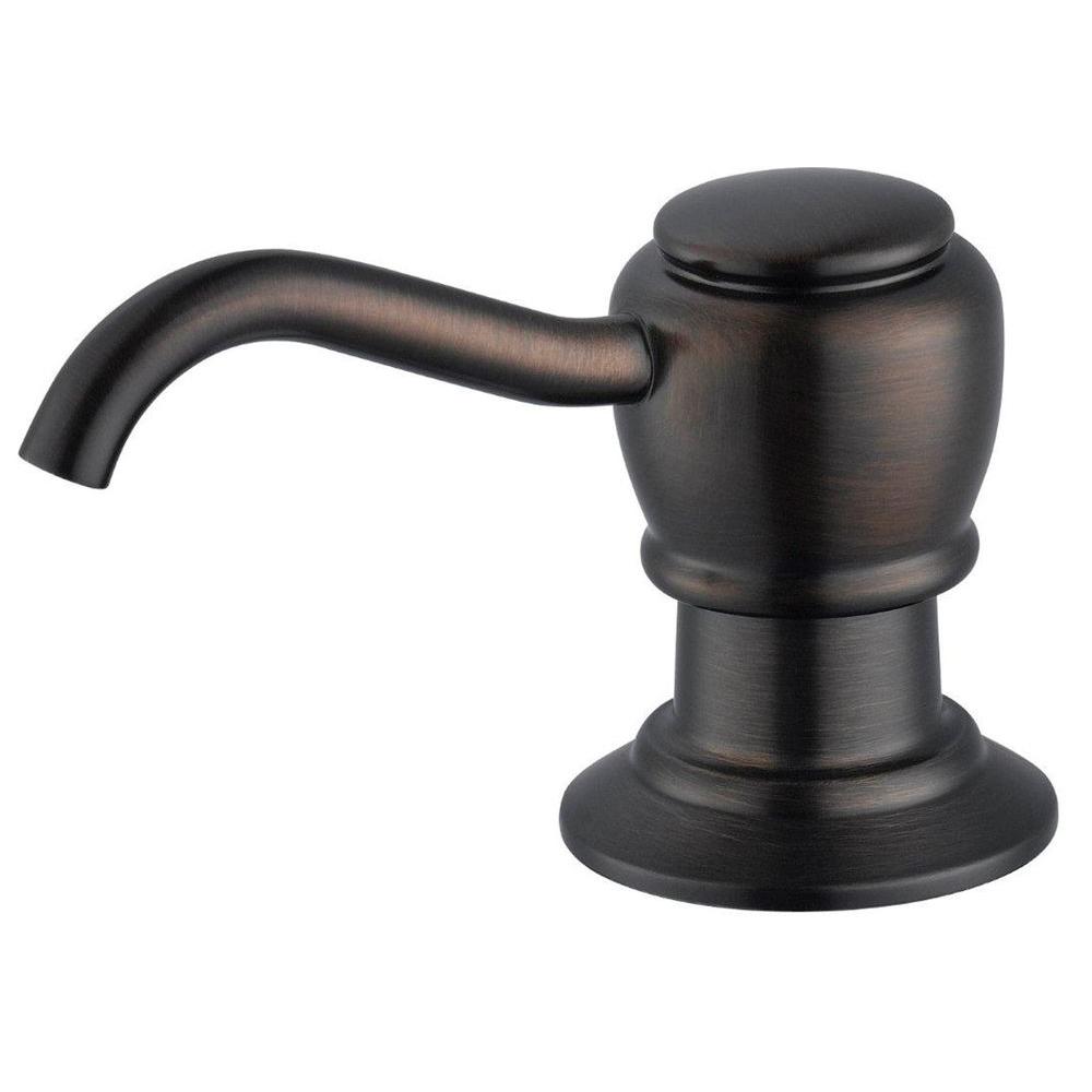 Artisan Soap/Lotion Dispenser in Antique BronzeFA004AB The Home Depot
