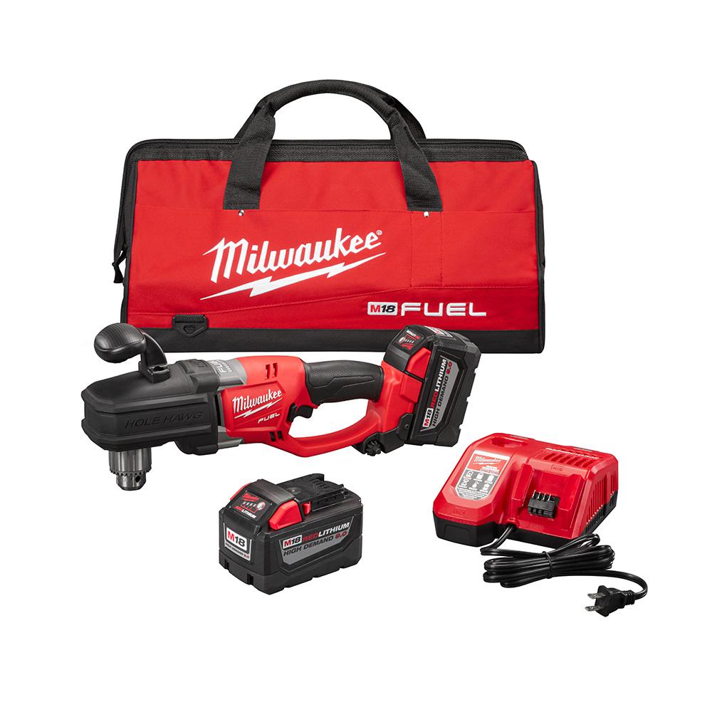 Milwaukee M18 FUEL 18-Volt Lithium-Ion Brushless Cordless Hole Hawg 1/2 ...