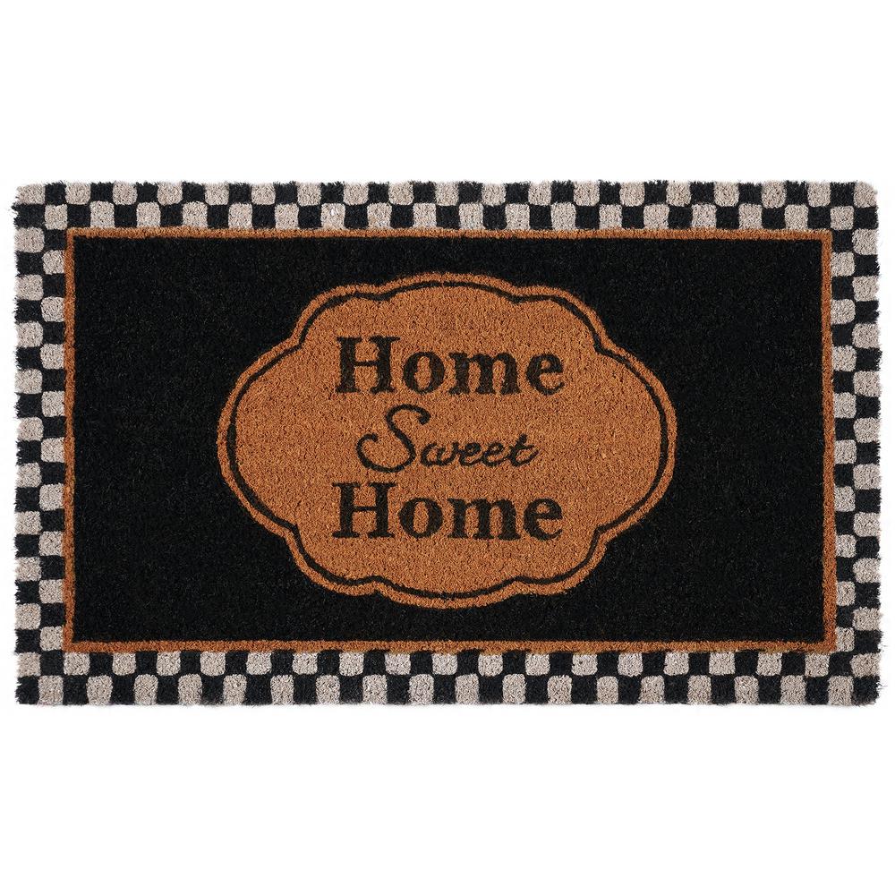 Achim Sweet Home 18 In X 30 In Printed Coir Door Mat Pcm1830sh6