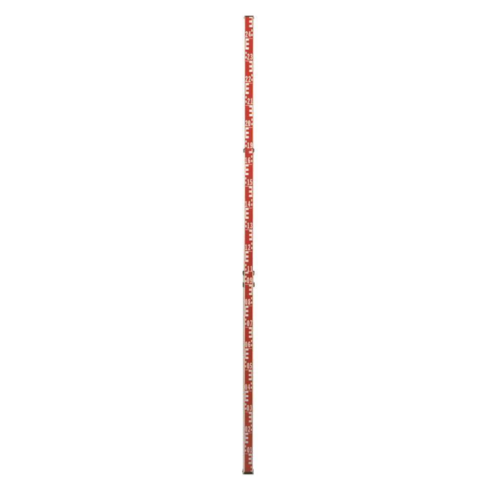 UPC 644425000216 product image for CST/Berger Measuring Tools 8 ft. Aluminum Grade Rod in Feet and Tenths 06-808A | upcitemdb.com