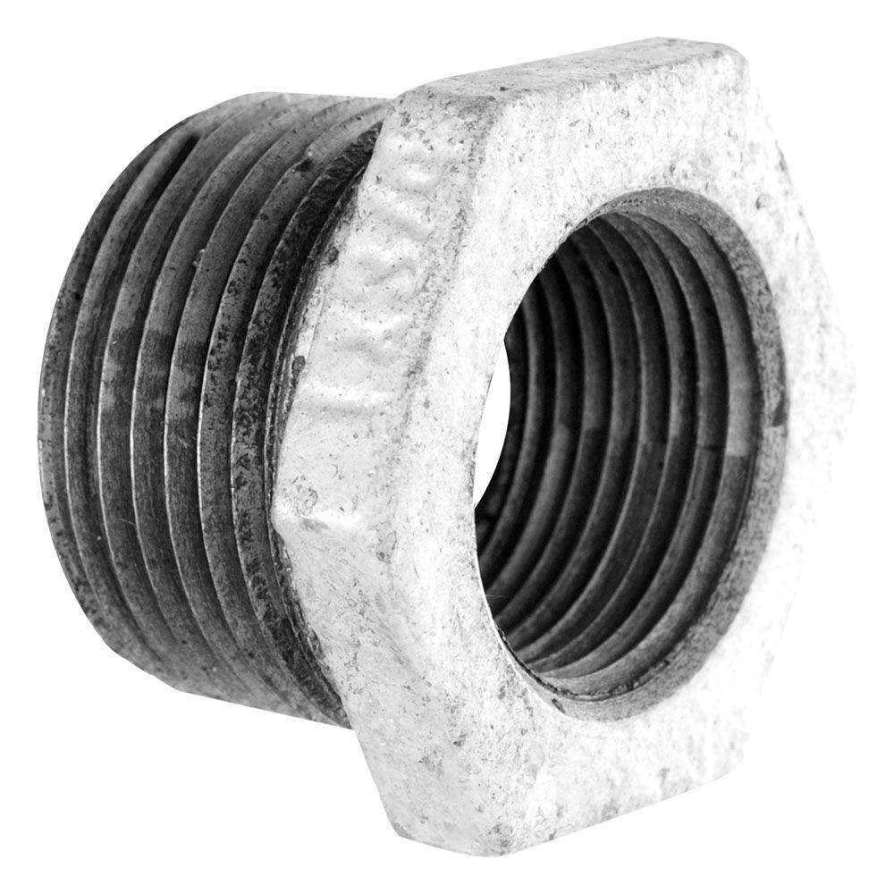 STZ 3/4 in. x 1/2 in. Galvanized Iron Bushing311 B3412 The Home Depot