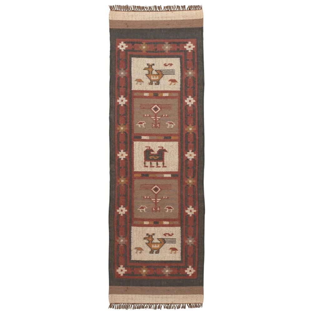UPC 692789921180 product image for St Croix Trading Company Off-White Hacienda Wool & Jute 3 ft. x 8 ft. Runner Rug | upcitemdb.com