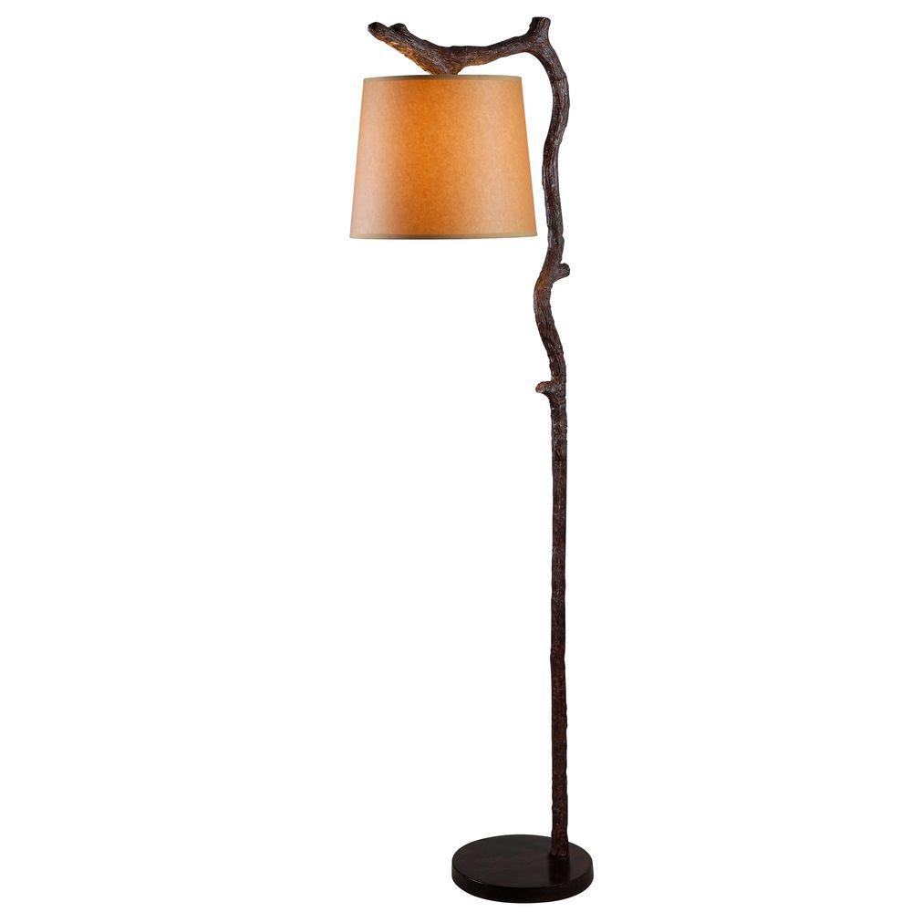 Kenroy Home Overhang 61 In Bronzed Floor Lamp 32452brzd The