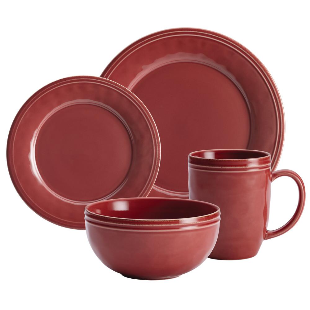 Set Dinnerware 16 Piece Dishes Plate Mug Dinner Service Southwest Fiesta Style