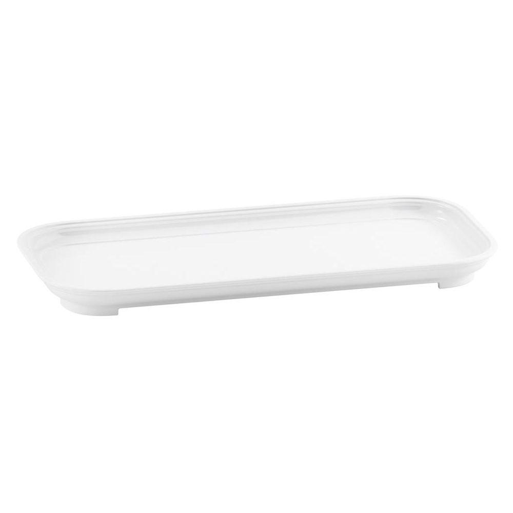 White Ceramic Soap Dishes Bathroom Decor The Home Depot Artifacts Ceramic Tray In White