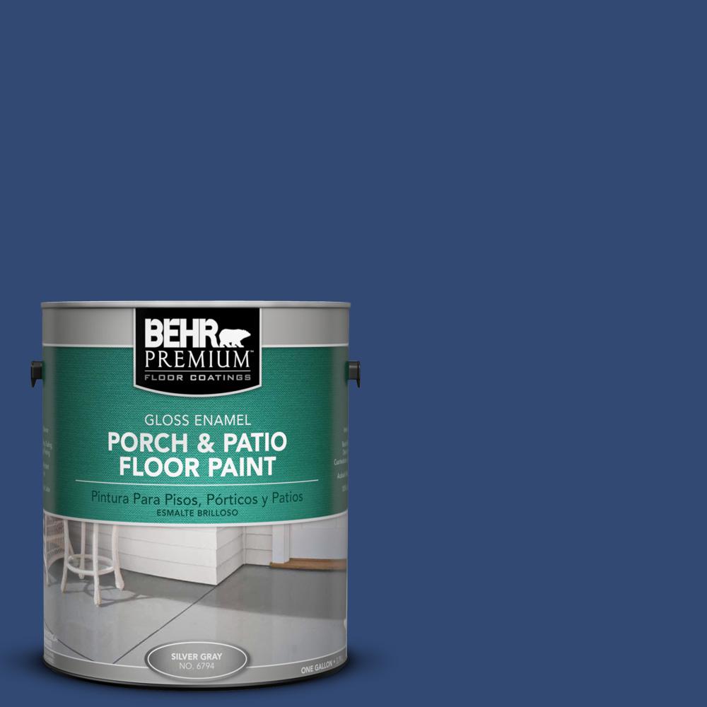 Behr Premium 1 Gal S H 580 Navy Blue Gloss Porch And Patio Floor S H 580 Navy Blue Gloss Porch And Patio Floor