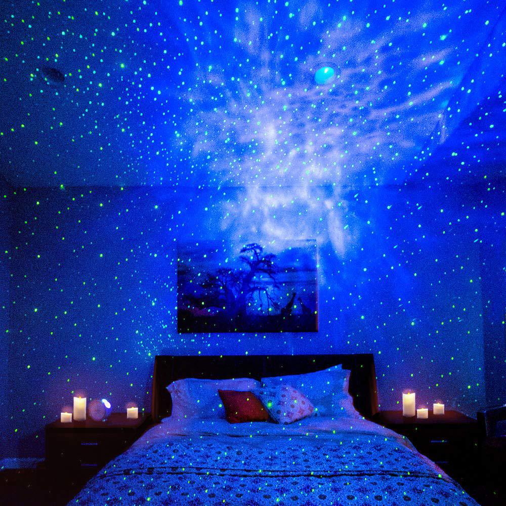 Green Stars, App Control or Mood Ambiance RGB LED Laser Star Projector Home Theater BlissLights Sky Lite 2.0 Nebula Lamp for Gaming Room Galaxy Lighting Bedroom Night Light