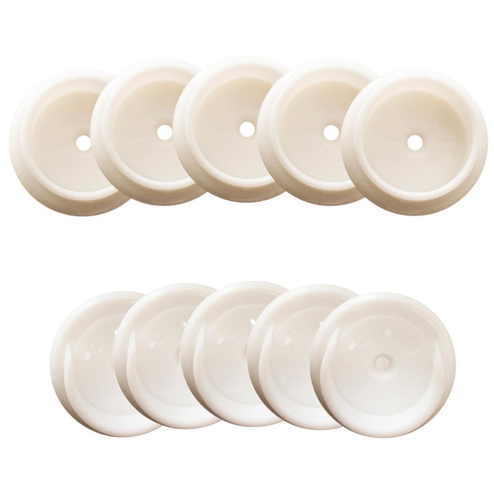 Design House 13/8 in. Plastic Closet Pole Socket (5Pack)182741 The