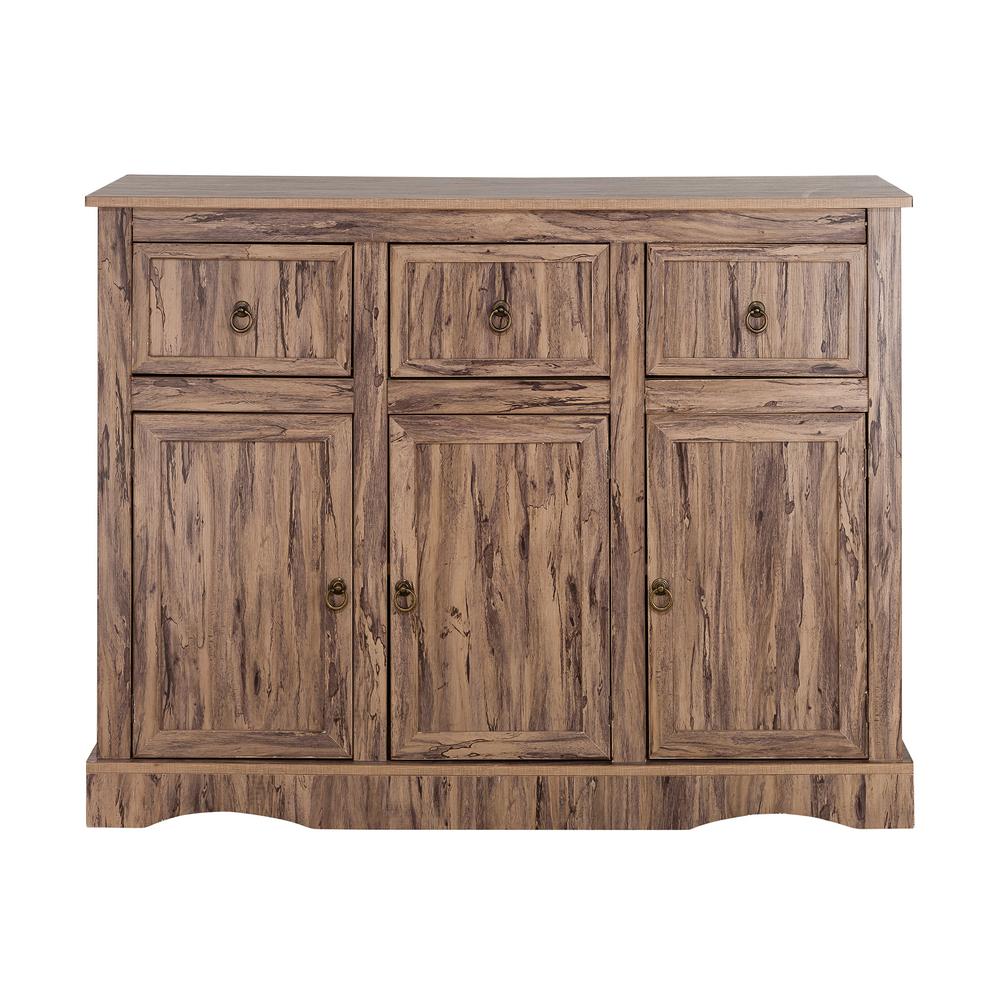 Elegant Home Fashions Wren Maple Veneer Simplicity Storage Cabinet