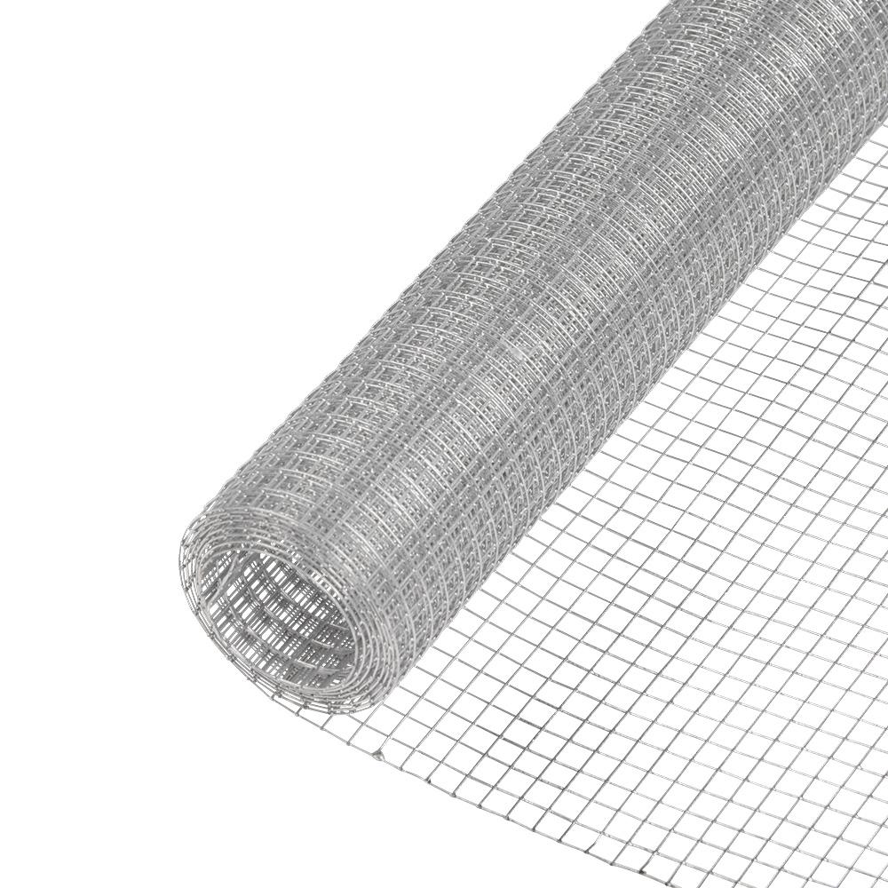 Everbilt 1 2 In X 2 Ft X 5 Ft 19 Gauge Galvanized Steel Hardware Cloth 308221eb The Home Depot