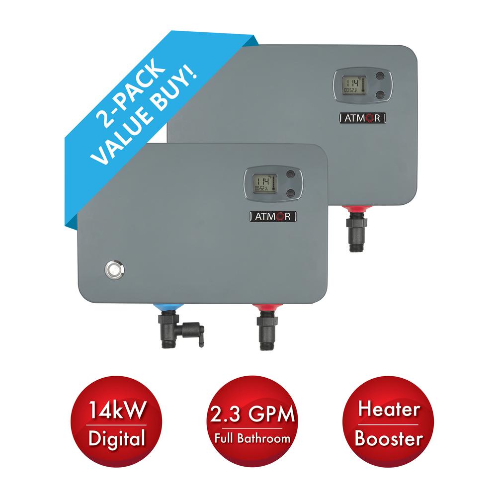 atmor - tankless electric water heaters - water heaters - the home depot