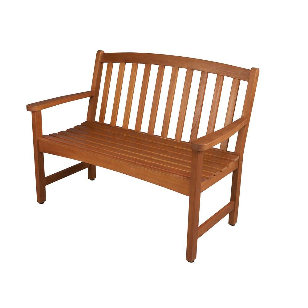 Hampton Bay Adelaide 2Seater Outdoor BenchKTOB1194HDP The Home Depot