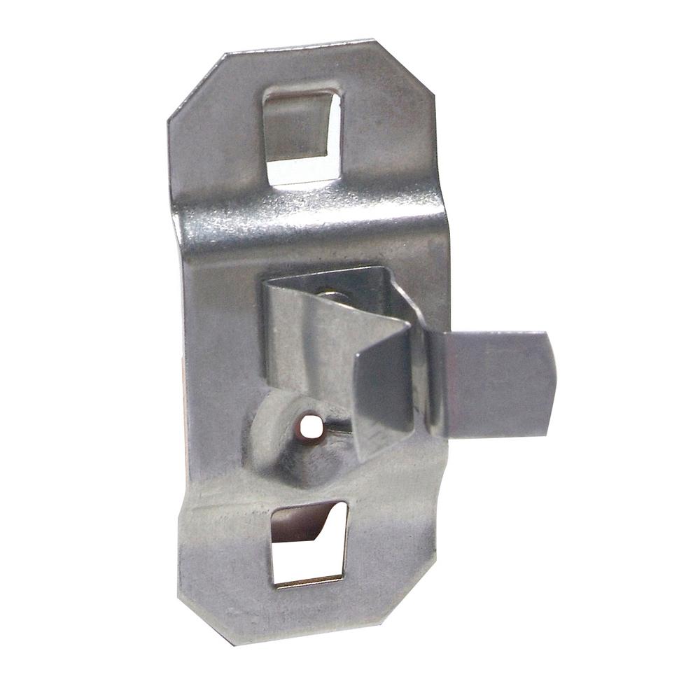 Extended Spring Clip, Hold Range 1/4 in. 1/2 in. Pegboard Hook for