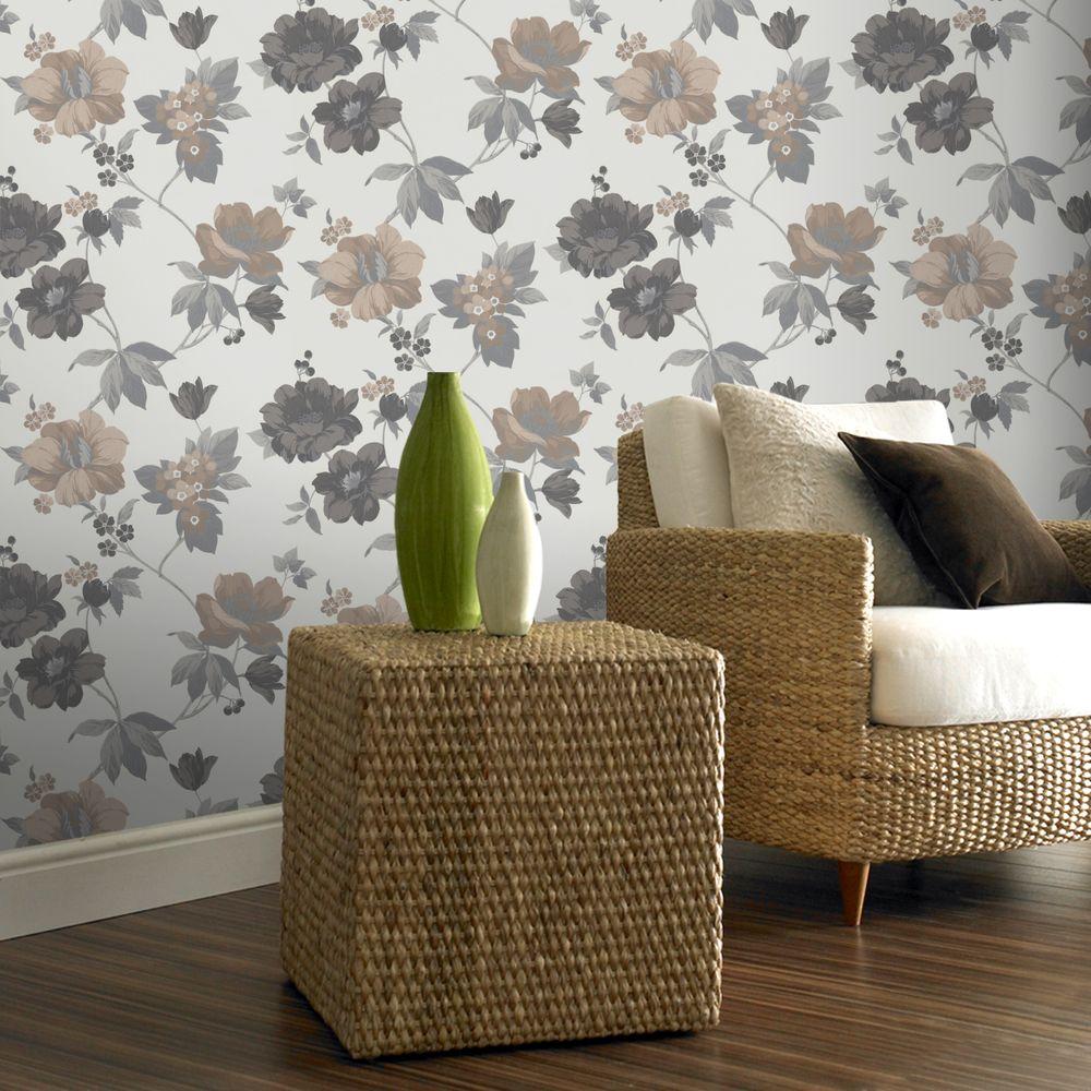 Graham & Brown Eden Natural Removable Wallpaper-32-458 - The Home Depot