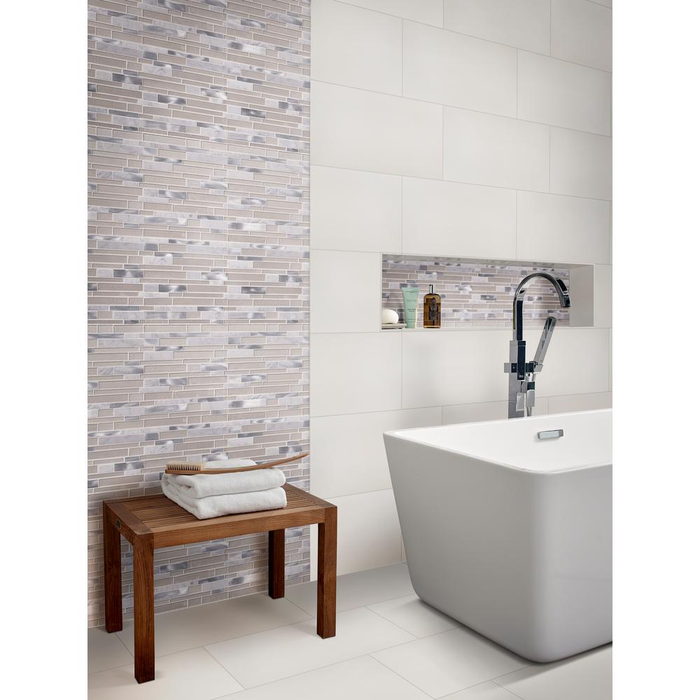 Msi White 12 In X 24 Polished Porcelain Floor And Wall Tile 16 Sq Ft Case Msi White 12 In X 24 Polished Porcelain Floor And Wall Tile 16 Sq Ft Case