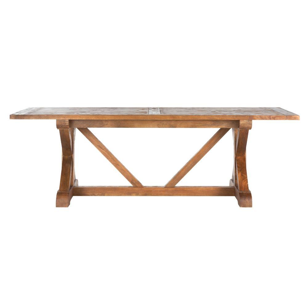 Home Decorators Collection Cane Bark Rectangular Dining Table 9415700860 The Home Depot