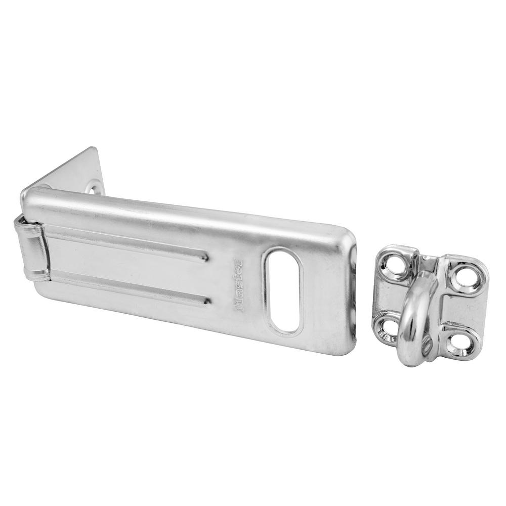 Master Lock 4-1/2 In. Hard Wrought Steel Body Hasp-704DHC - The Home Depot