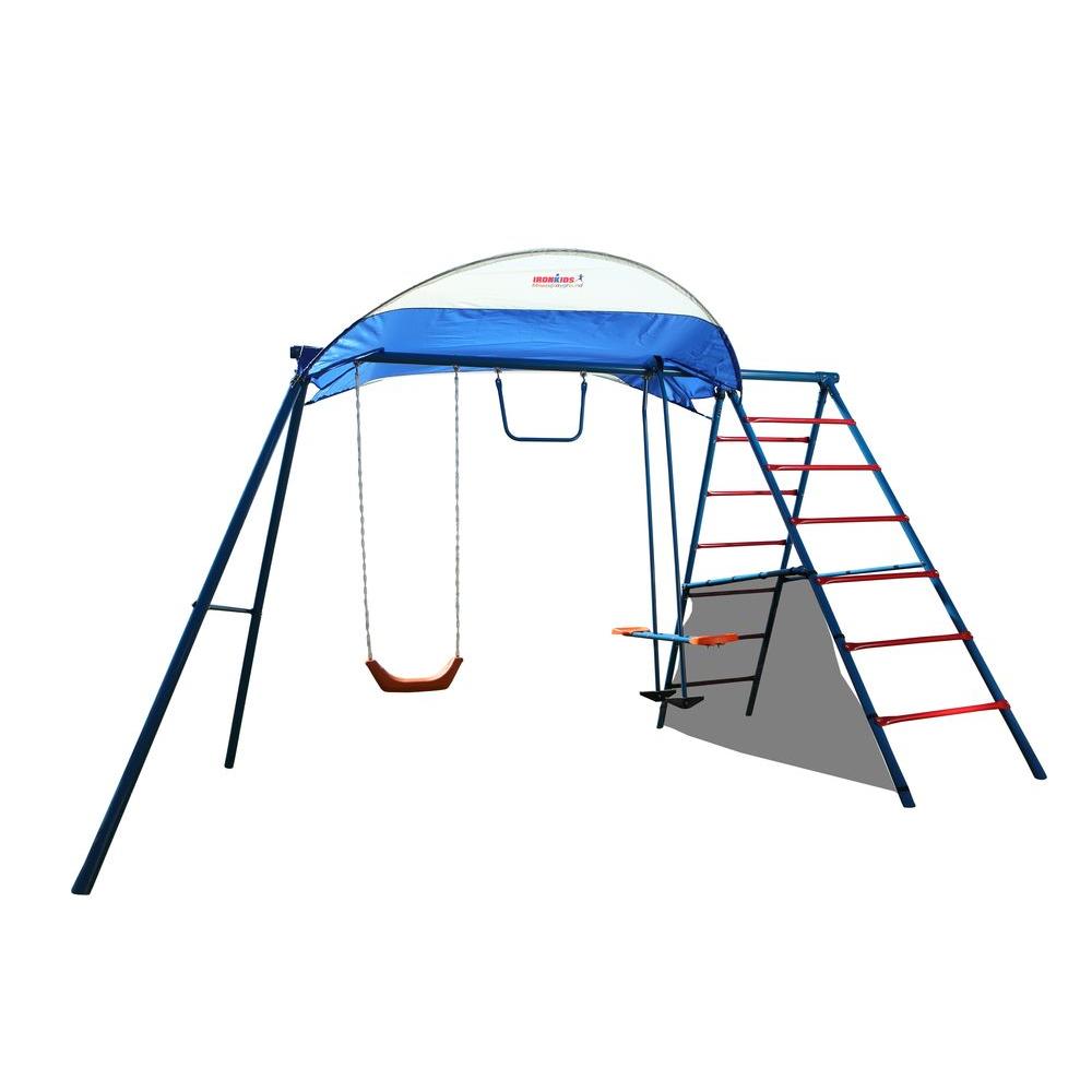 metal swing sets home depot