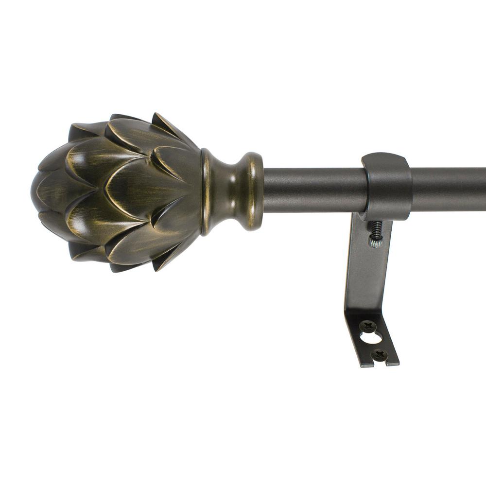 Montevilla Rustic Artichoke 26 In 48 In Telescoping Drapery 5